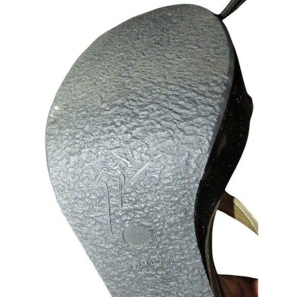 Giuseppe Zanotti Italian Pony Hair & Calf Leather platform cheetah heels 41 - Picture 10 of 15